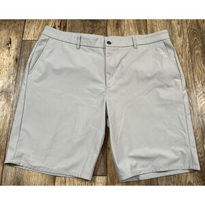 Johnnie O Prep Formance Shorts 38 Measure 40 10" Stretch Light Gray